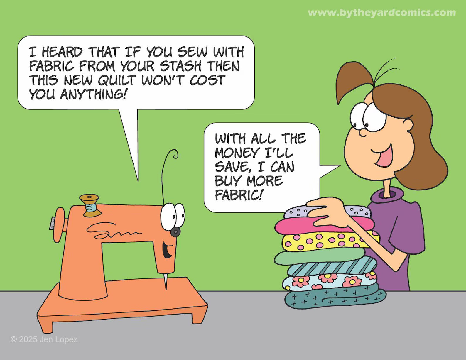 2026 By the Yard Wall Calendar - The Art of Home - Jacquelynne Steves