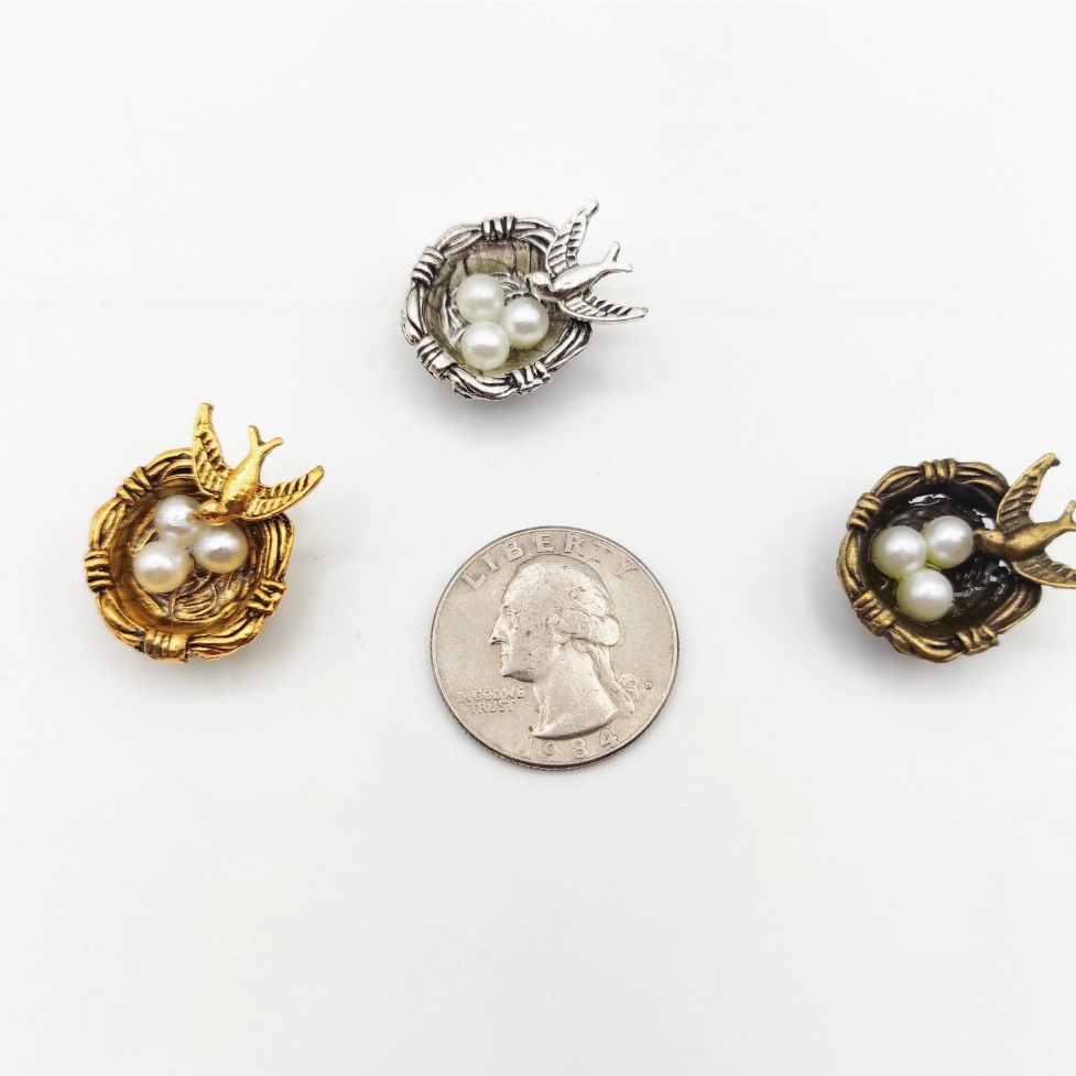 Bird and Nest Magnetic Needle Minder - The Art of Home - Jacquelynne Steves