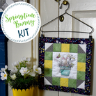 Springtime Bunny Mini Wall Hanging Kit - Jacquelynne Steves