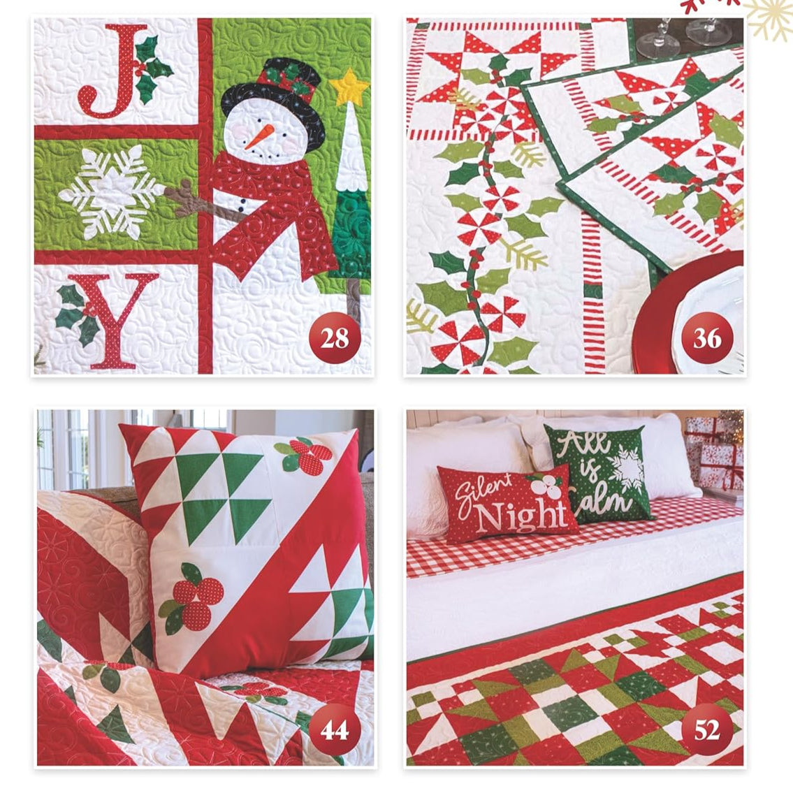 A Quilted Christmas Book - The Art of Home - Jacquelynne Steves