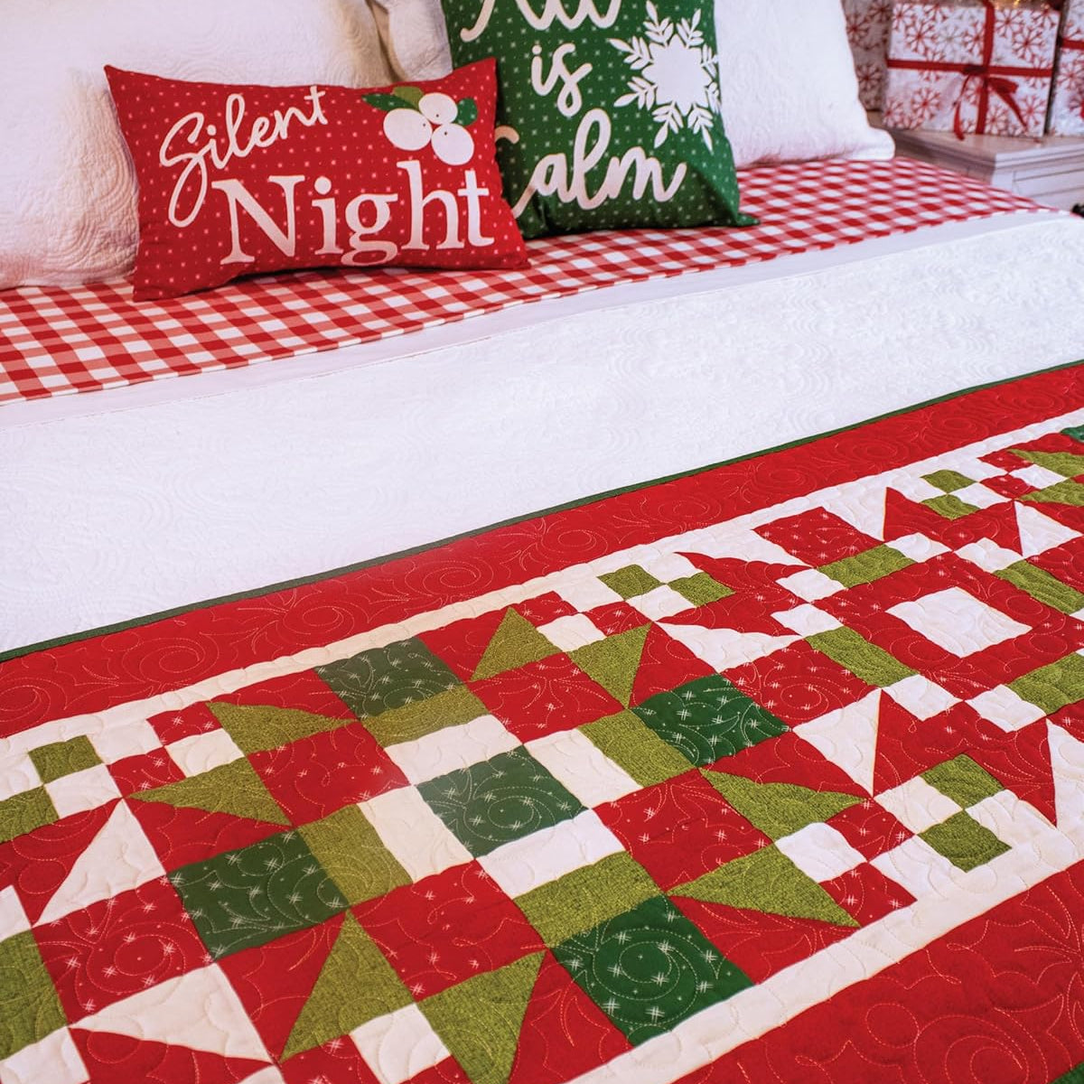 A Quilted Christmas Book - The Art of Home - Jacquelynne Steves