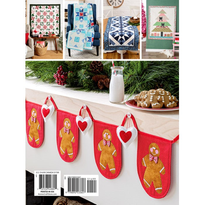 A Very Merry Quilted Christmas Book - The Art of Home - Jacquelynne Steves