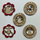 Hand-painted Wooden Ornaments - Small - The Art of Home - Jacquelynne Steves