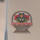 Spring Flower Basket Needle Minder - The Art of Home - Jacquelynne Steves