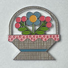 Spring Flower Basket Needle Minder - The Art of Home - Jacquelynne Steves