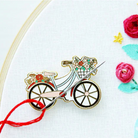 Vintage Bicycle Magnetic Needle Minder - Jacquelynne Steves