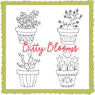 Bitty Blooms Embroidery Pattern Collection- DIGITAL - Jacquelynne Steves