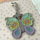 Happy Butterfly Enamel Charm - The Art of Home - Jacquelynne Steves