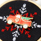 Christmas Truck Magnetic Needle Minder - Jacquelynne Steves
