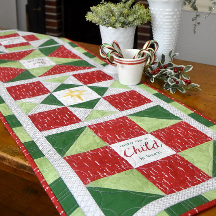 FaLaLa Table Runner Kit - Holiday or Religious - Jacquelynne Steves