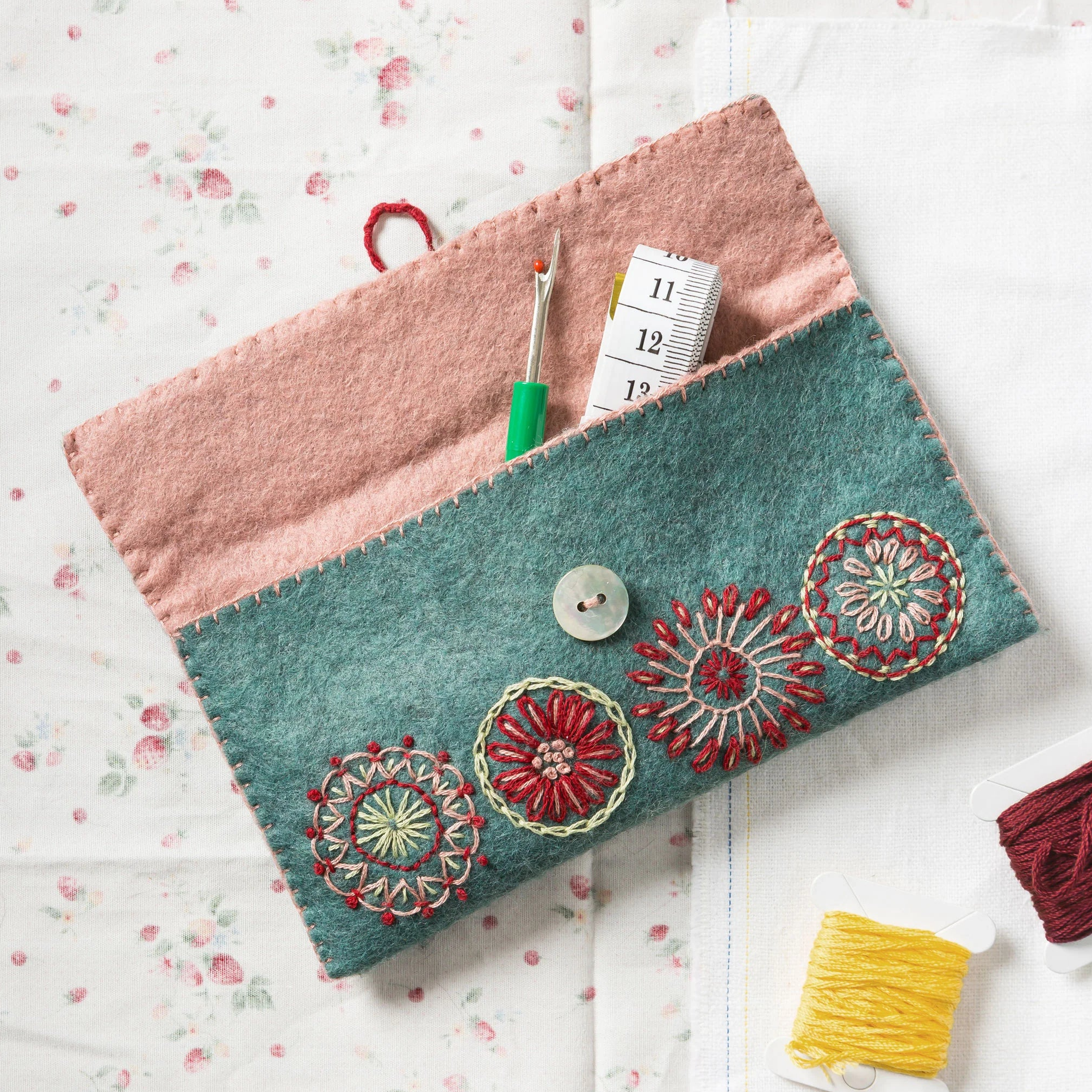 Felt Sewing Pouch Kit - Jacquelynne Steves