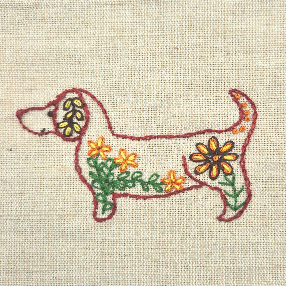 Folk Dogs Stick and Stitch Embroidery - The Art of Home - Jacquelynne Steves