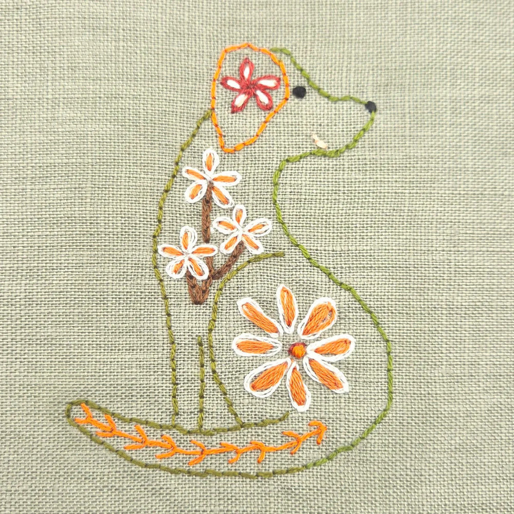 Folk Dogs Stick and Stitch Embroidery - The Art of Home - Jacquelynne Steves
