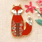 Floral Fox Magnetic Needle Minder - Jacquelynne Steves