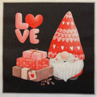Valentine Gnomes 4" Fabric Panels - Set of 5 - The Art of Home - Jacquelynne Steves