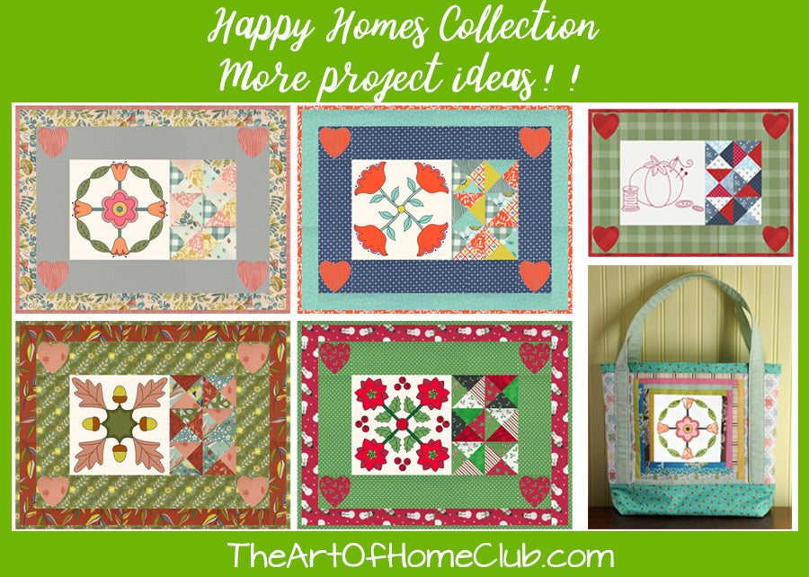 Happy Homes – more project ideas – The Art of Home Club