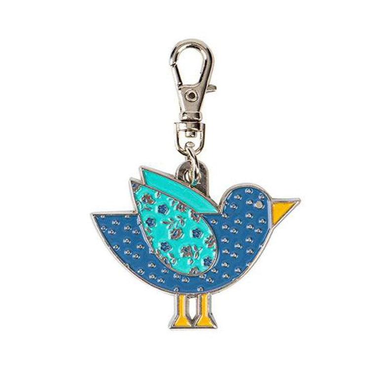 Happy Bird Enamel Charm - The Art of Home - Jacquelynne Steves