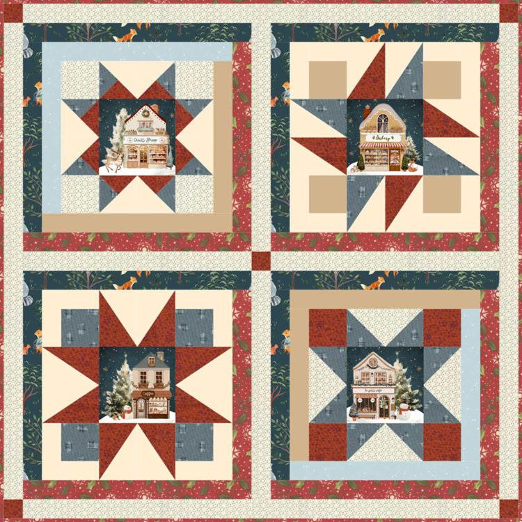 Happy Little Things Block of the Month Quilt Pattern - Digital - The Art of Home - Jacquelynne Steves