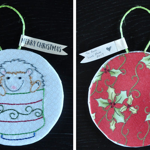 Hedgehog Embroidery Ornament Workshop - The Art of Home - Jacquelynne Steves