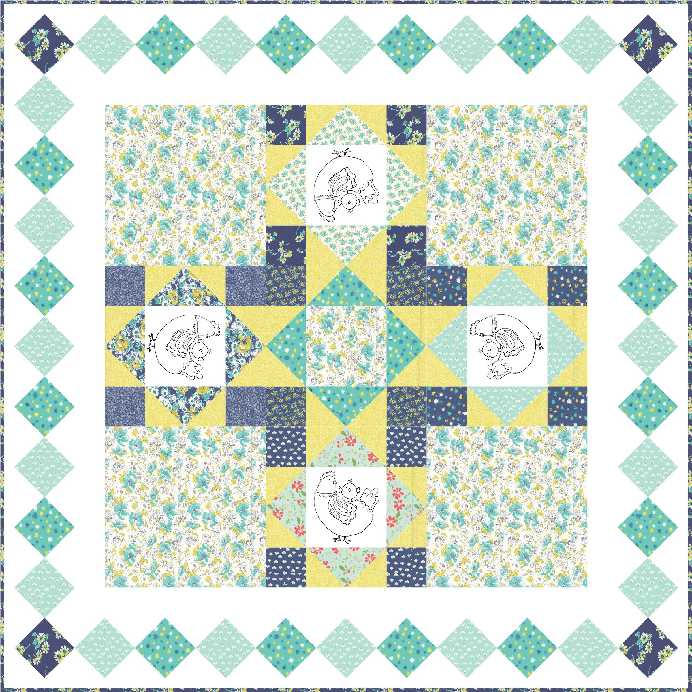 In the Hen House - Digital Pattern - Jacquelynne Steves