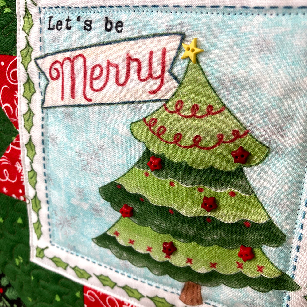 Let's Be Merry Mini Quilt Kit - Jacquelynne Steves