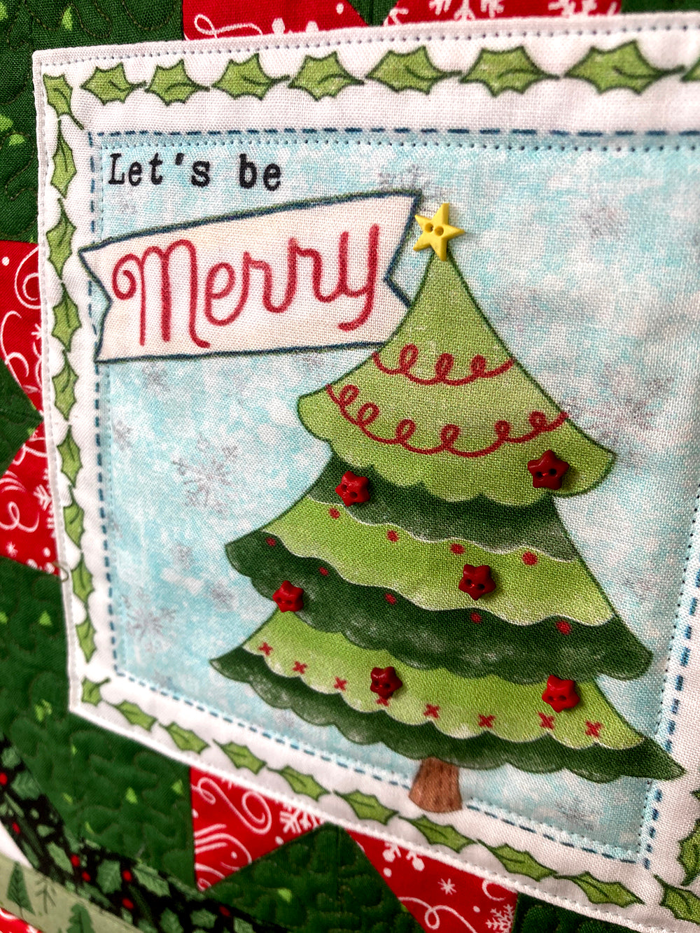 Let's Be Merry Mini Quilt Kit - Jacquelynne Steves