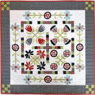 Little Bit Baltimore Quilt, Wall Hanging, and Candle Mat Pattern - Digital - Jacquelynne Steves