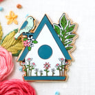 Melody Lane Birdhouse Magnetic Needle Minder - The Art of Home - Jacquelynne Steves