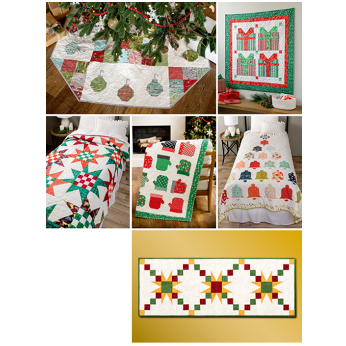 Merry Quilted Christmas Book - Jacquelynne Steves