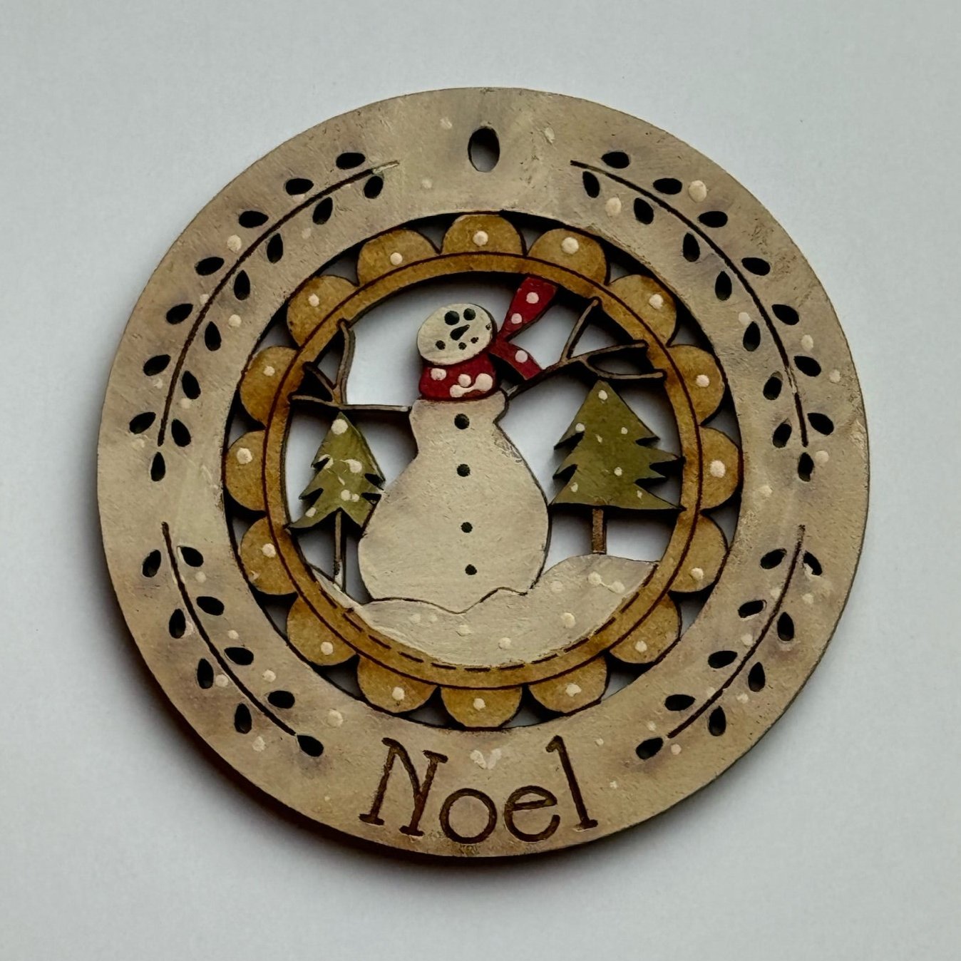 Hand-painted Wooden Ornaments - Small - The Art of Home - Jacquelynne Steves