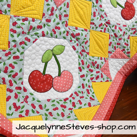 Oh, Cherry!  Little Quilt Kit - Jacquelynne Steves