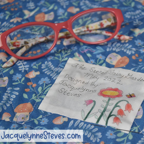 The Secret Fairy Garden Quilt Labels - Jacquelynne Steves