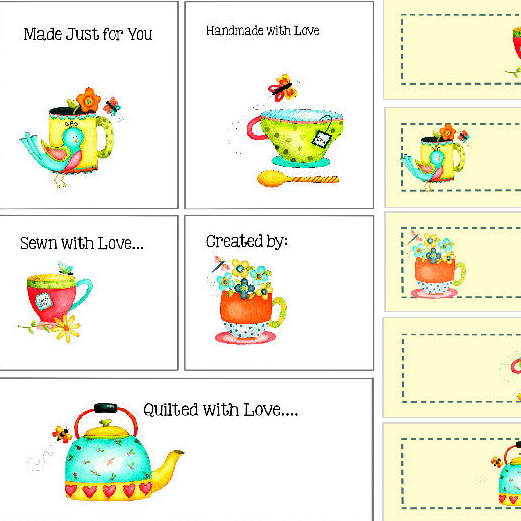 Cozy Afternoon Quilt Labels - Jacquelynne Steves