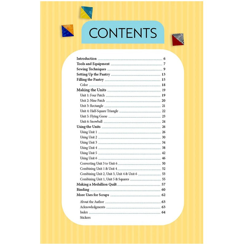 Quilter's Scrap Pantry Book - The Art of Home - Jacquelynne Steves