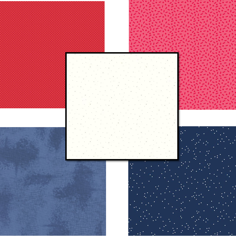 Red, White, & Blue Fabric Bundle - The Art of Home - Jacquelynne Steves