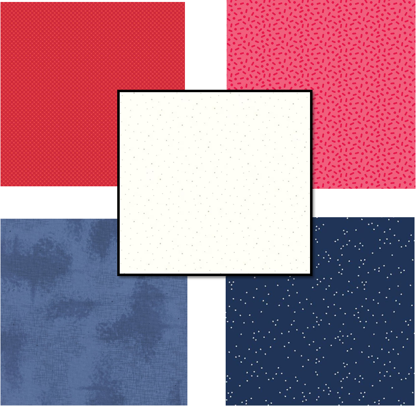 Red, White, & Blue Fabric Bundle - The Art of Home - Jacquelynne Steves