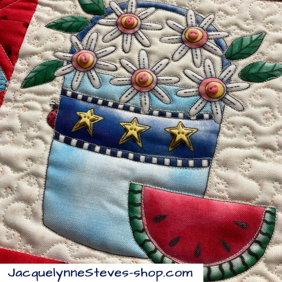 Red, White, & Blue Summer Mini Quilt Kit - Jacquelynne Steves
