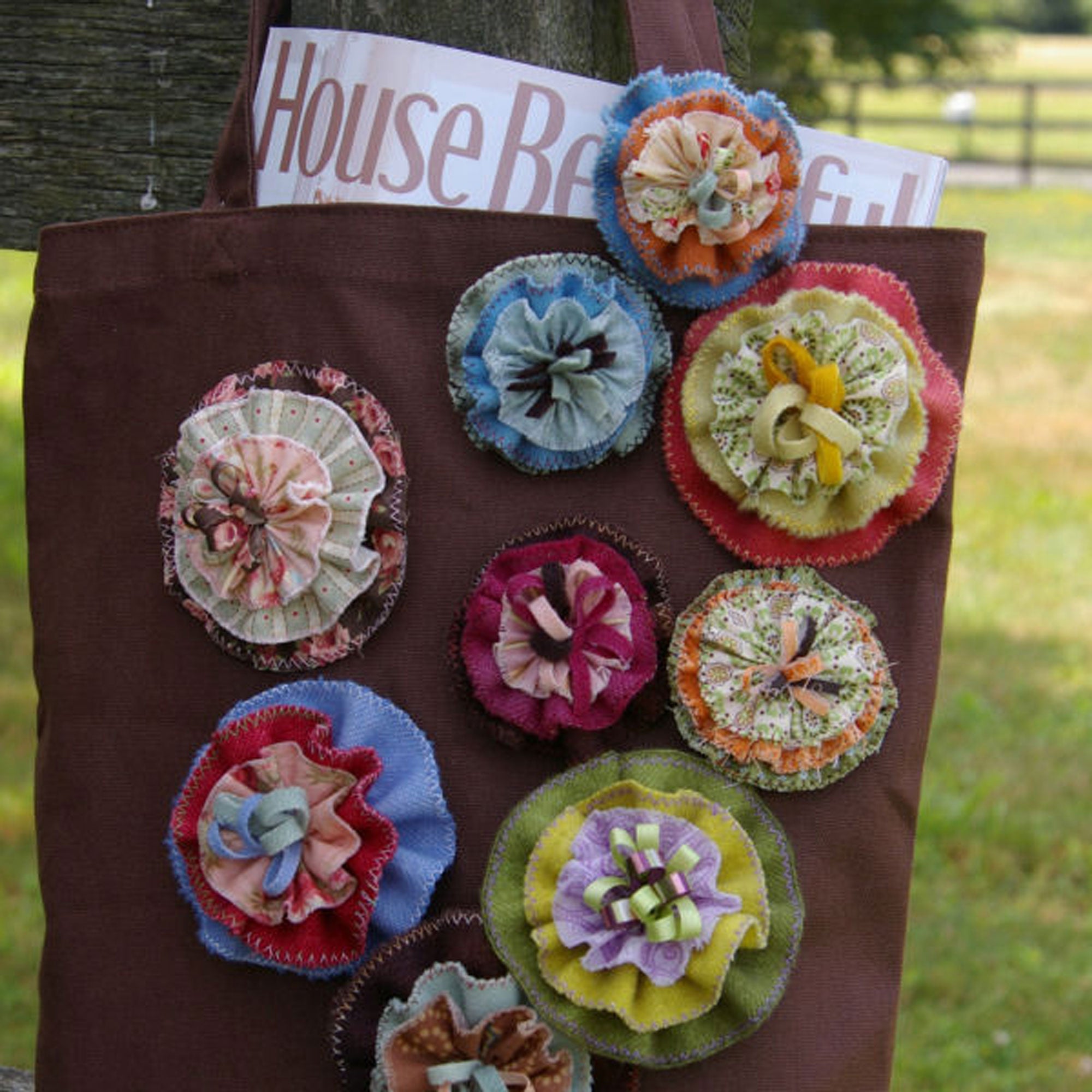 Ruffled Flower Pin Pattern - Digital - Jacquelynne Steves