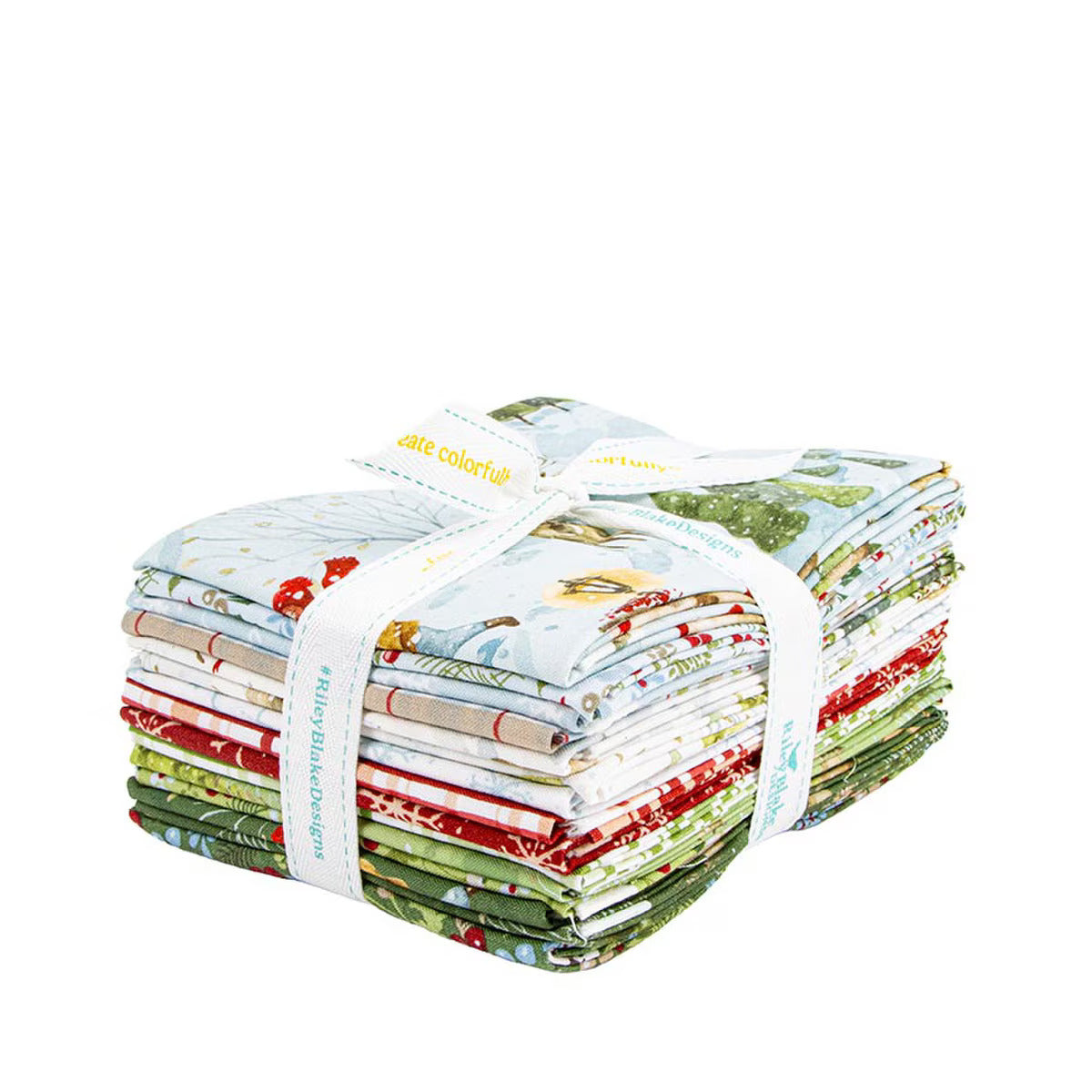 Santa's Tree Farm Fat Quarter Bundle - The Art of Home - Jacquelynne Steves