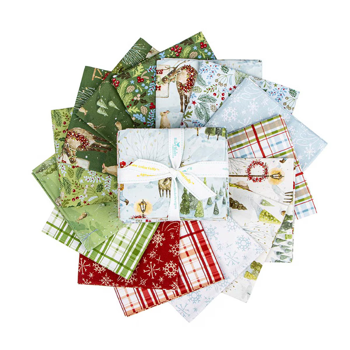 Santa's Tree Farm Fat Quarter Bundle - The Art of Home - Jacquelynne Steves