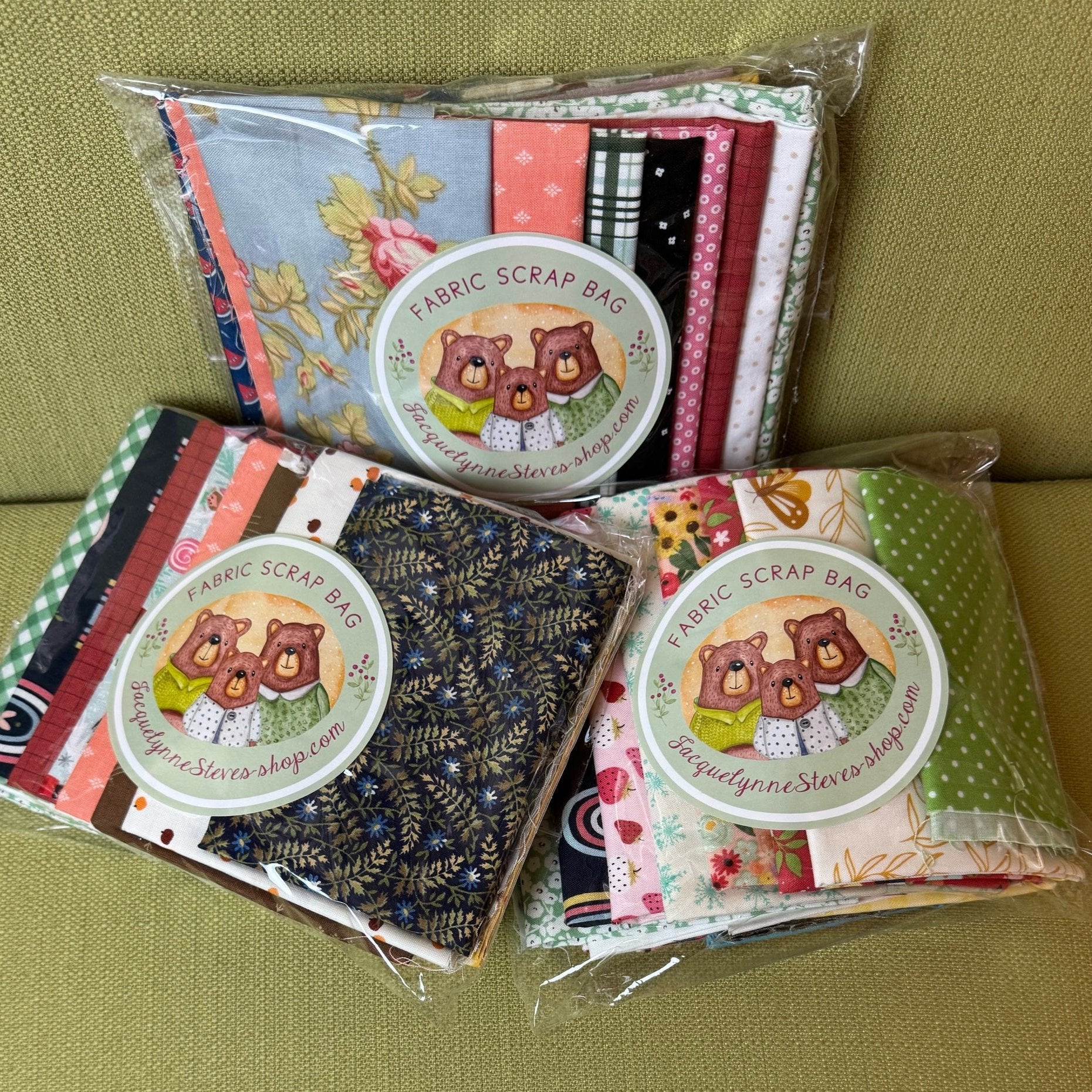 Fabric Scrap Bags! - The Art of Home - Jacquelynne Steves