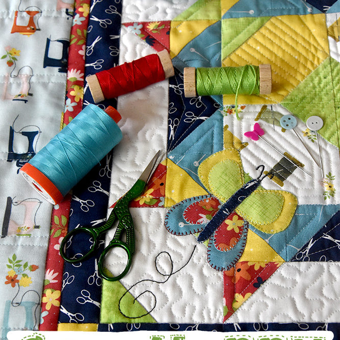 Sew Happy Quilt Pattern - Digital - Jacquelynne Steves