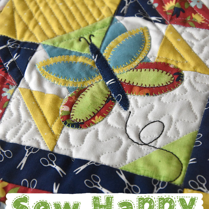 Sew Happy Quilt Pattern - Digital - Jacquelynne Steves