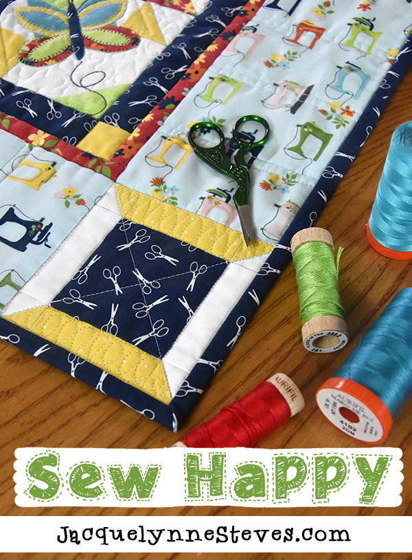 Sew Happy Quilt Pattern - Digital - Jacquelynne Steves