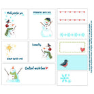 Snowmen Quilt Labels - Jacquelynne Steves