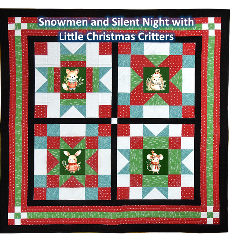Snowmen & Silent Night Sew Along Table Topper Pattern - Digital - The Art of Home - Jacquelynne Steves