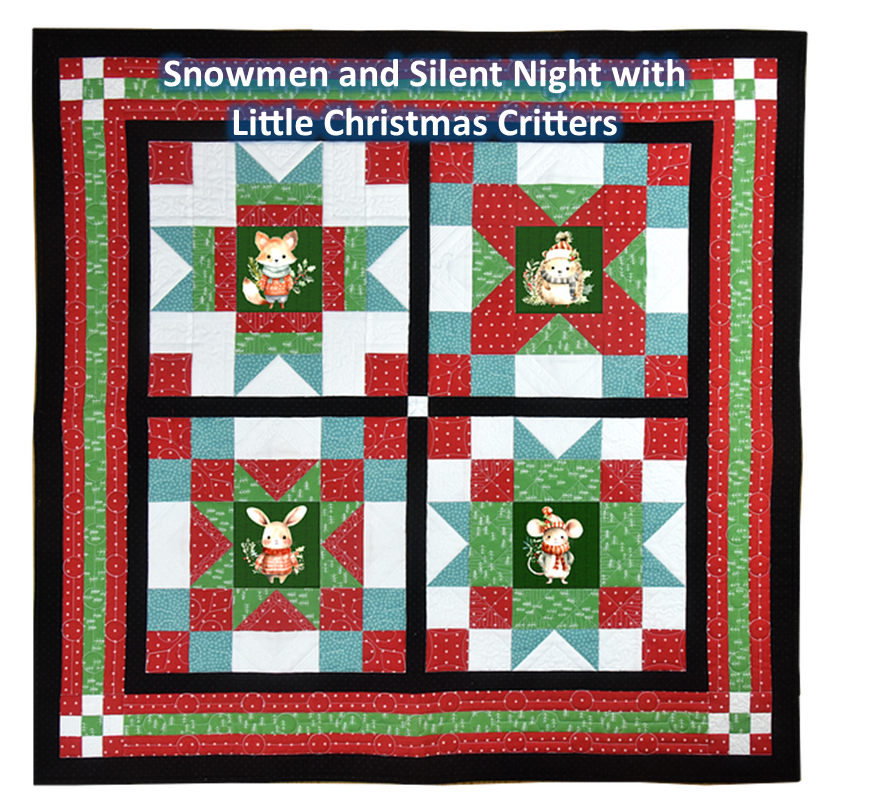 Snowmen & Silent Night Sew Along Table Topper Pattern - Digital - The Art of Home - Jacquelynne Steves