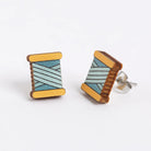 Spool Wooden Earrings - The Art of Home - Jacquelynne Steves