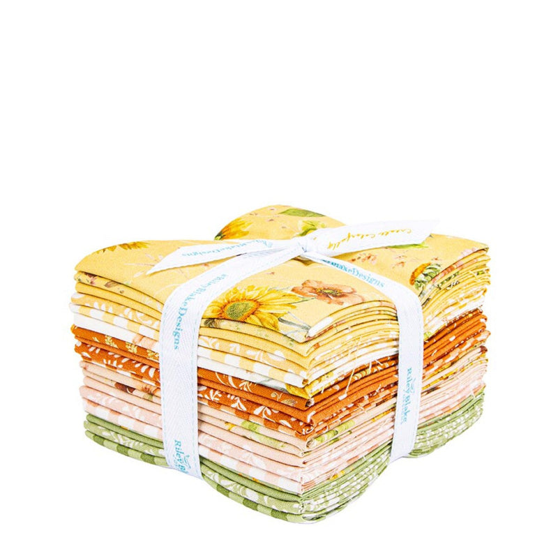 Sunflower Whispers Fat Quarter Bundle - The Art of Home - Jacquelynne Steves