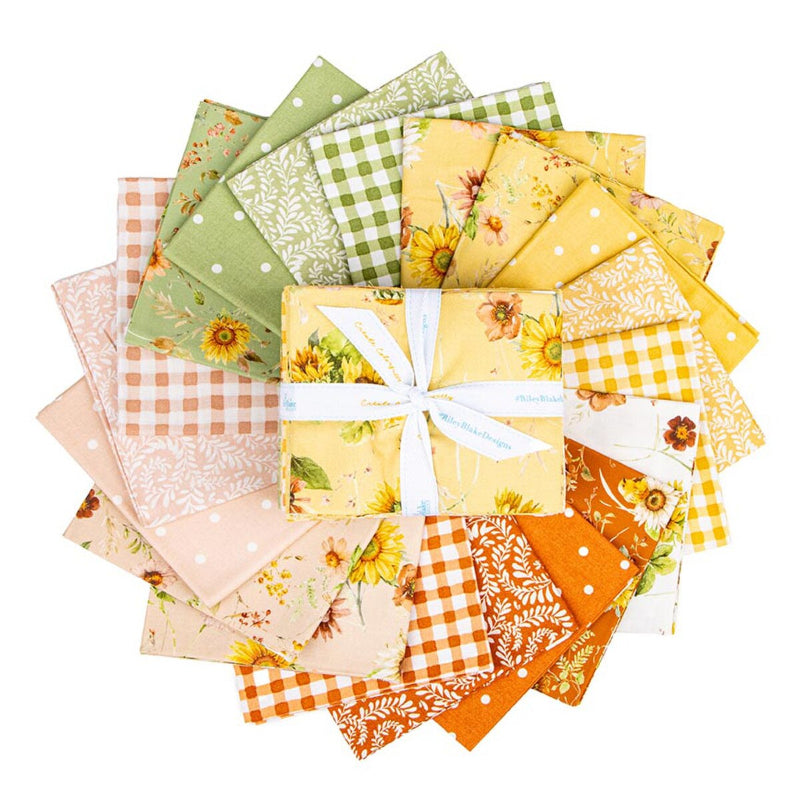 Sunflower Whispers Fat Quarter Bundle - The Art of Home - Jacquelynne Steves